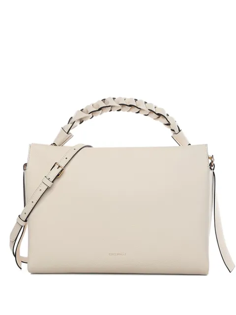 Coccinelle medium Boheme braided-handle tote bag Neutrals E1M50190201