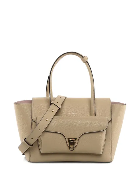 Coccinelle medium leather tote bag Neutrals E1T8A180201