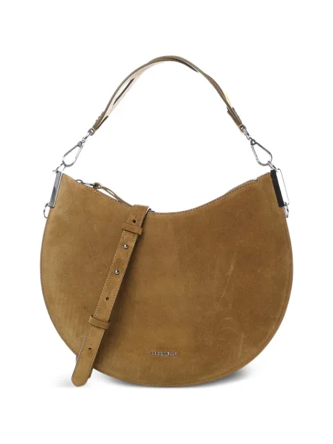 Coccinelle shoulder zip tote bag Brown E1QKG130201