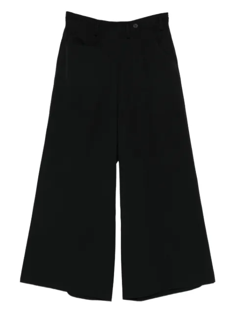 Yohji Yamamoto zip-fastening trousers Black FQP54100001