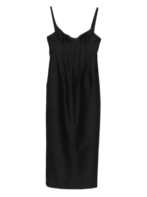 KHAITE Lotte midi dress Black 5562577
