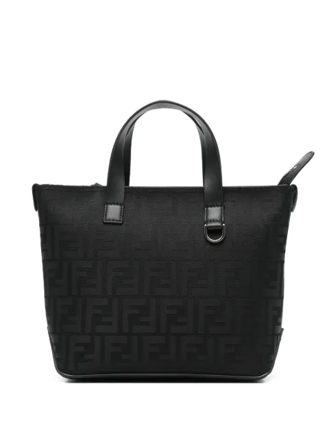 FENDI monogram-pattern tote bag Black 7VA658AVC6