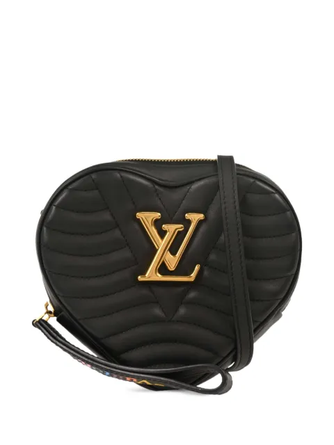 Louis Vuitton Pre-Owned 2018 heart leather cross body bag Black 154318