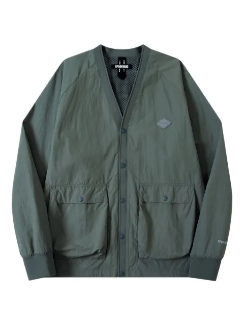 Spoonyard front pocket cardigan Green SA5WT061
