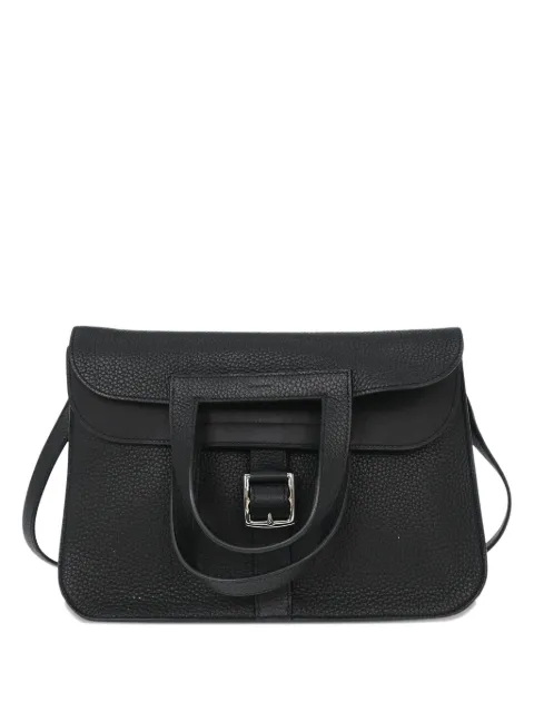 Hermès Pre-Owned 2019 Halzan 31 tote bag Black 115663