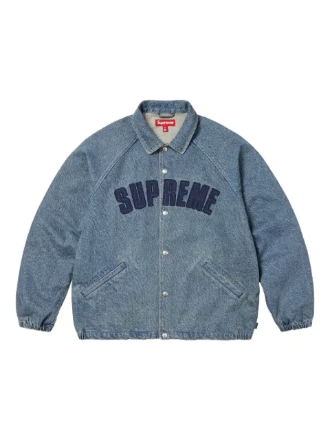 Supreme logo-embroidered jacket Blue SU26588