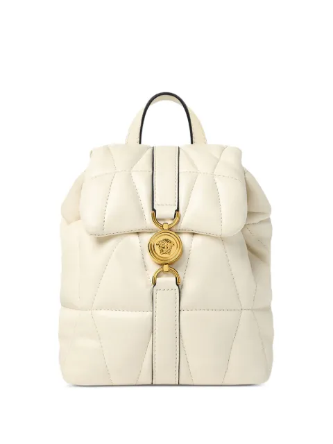 Versace Kleio quilted nappa backpack Neutrals 10222081A12975