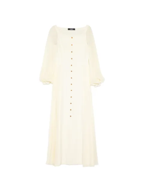 Versace pleated maxi dress Yellow 10228081A12369