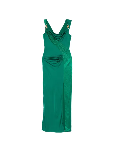 Versace viscose-jersey draped gown Green 10230591A12497