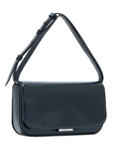 Giorgio Armani small x 10 Corso Como patent-leather shoulder bag Black GW002706AF23524UC001
