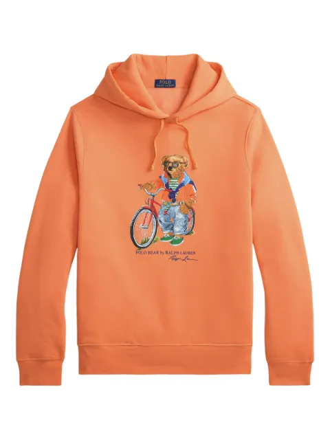 Polo Ralph Lauren Polo Bear graphic hoodie Orange 710B14614002