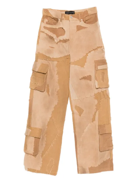 Who Decides War patchwork buttoned jeans Neutrals UNEARTHEDCARGOS
