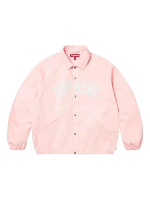 Supreme button-fastening jacket Pink SU26594