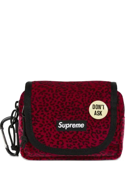 Supreme leopard belt bag Red SU26585