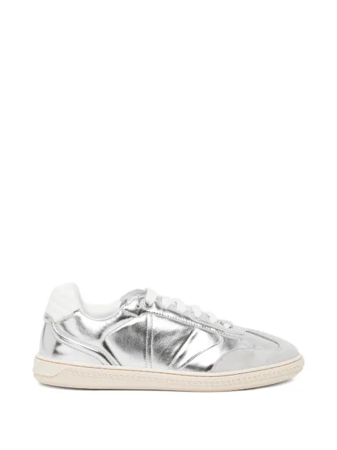 Versace Greca court metallic sneakers Silver 10218631A17248