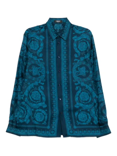 Versace Barocco shirt Blue 10194381A13557