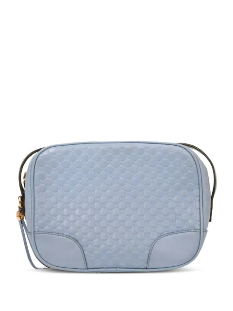 Gucci Pre-Owned 2016 Guccissima crossbody bag Blue 115939