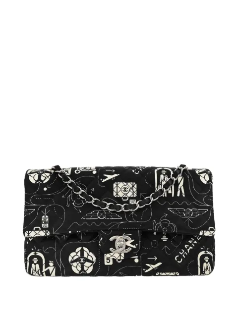 CHANEL Pre-Owned 2016-2017 flap shoulder bag Black 195840