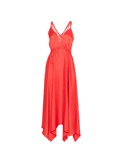 SANDRO asymmetric maxi dress Red SFPRO04881