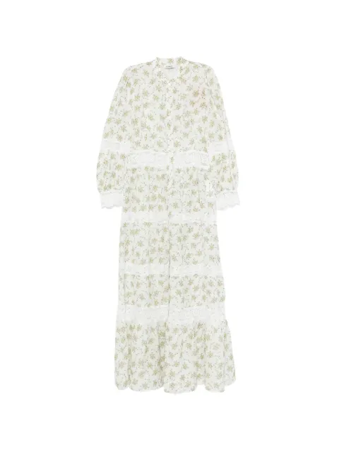 SANDRO floral lace midi dress White SFPRO04861