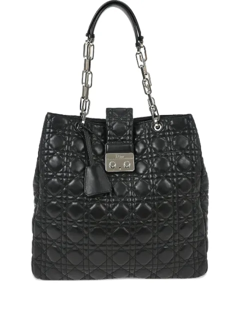 Christian Dior Pre-Owned 2011 Lady Dior tote bag Black AQ00125