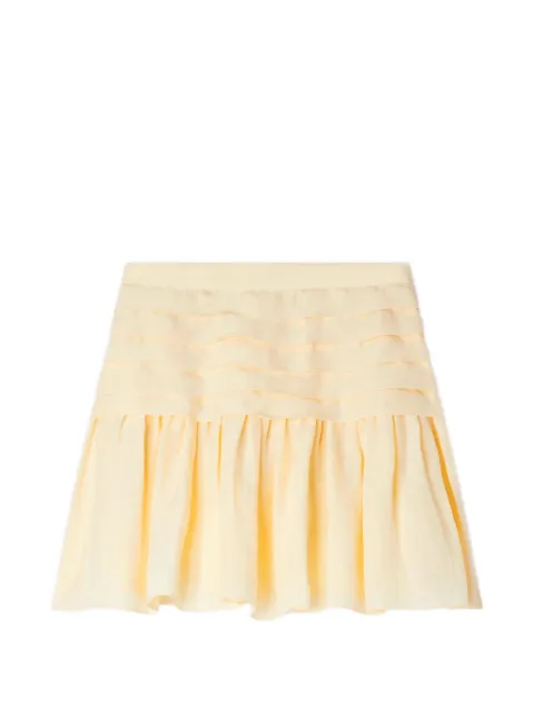 SANDRO mini pleated skirt Neutrals SFPJU01652