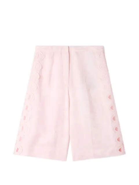 SANDRO floral jacquard bermuda shorts Pink SFPSH00616
