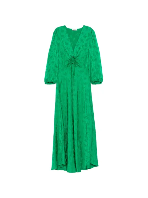 SANDRO floral jacquard maxi dress Green SFPRO04882