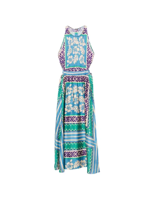 SANDRO floral print maxi dress Blue SFPRO04900