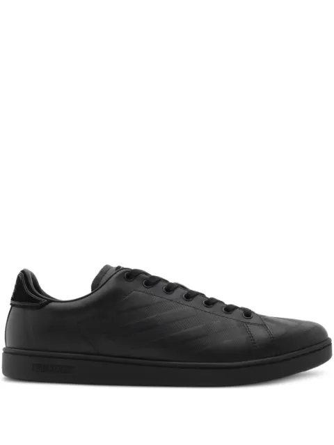Burberry embossed Check leather Set sneakers​ Black 8119312
