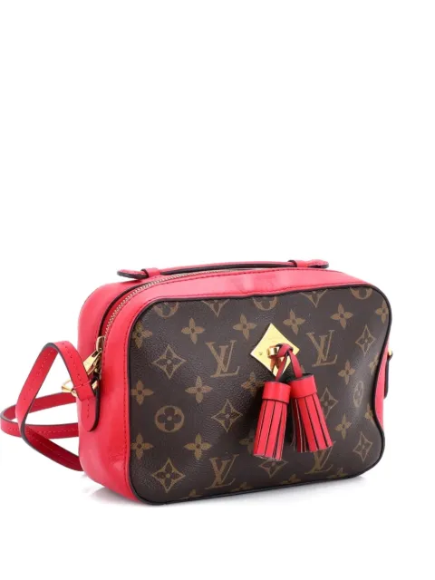 Louis Vuitton Pre-Owned Saintonge Handbag Monogram Canvas with Leather crossbody bag Brown 6BFNW5E6ZFXFMVS0