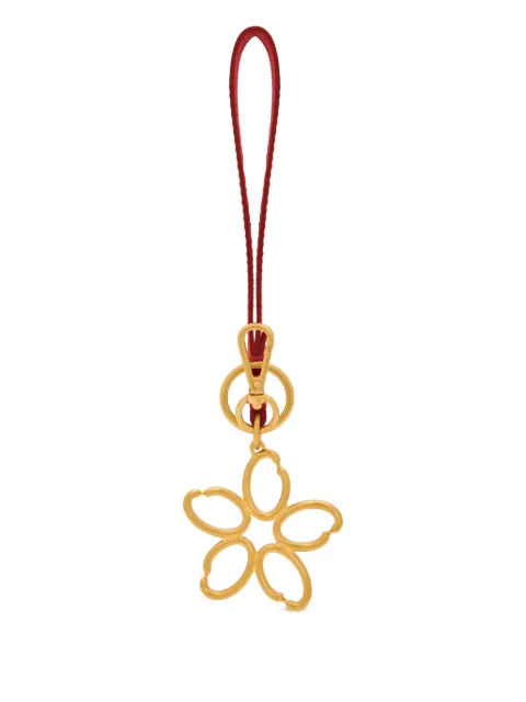 Oscar de la Renta O Flower keyring Gold 00NA1001KEYCHY