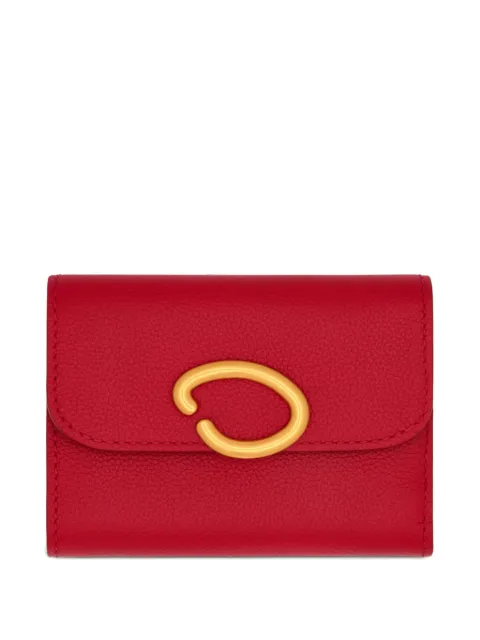 Oscar de la Renta O-detailed trifold wallet Red 00NHS004PLTCHY