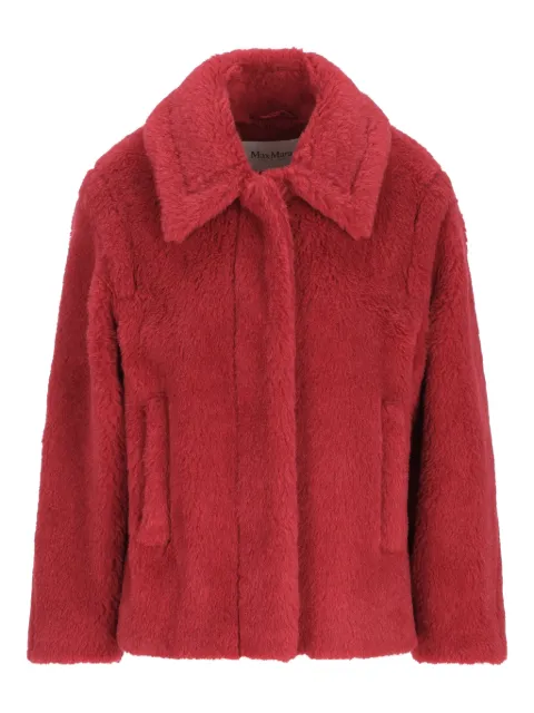 Max Mara Mxmtritone collarless jacket Red 2611081011600