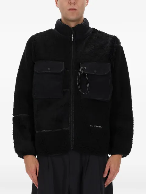 and Wander Boa zip-up jacket Black 5745281057010