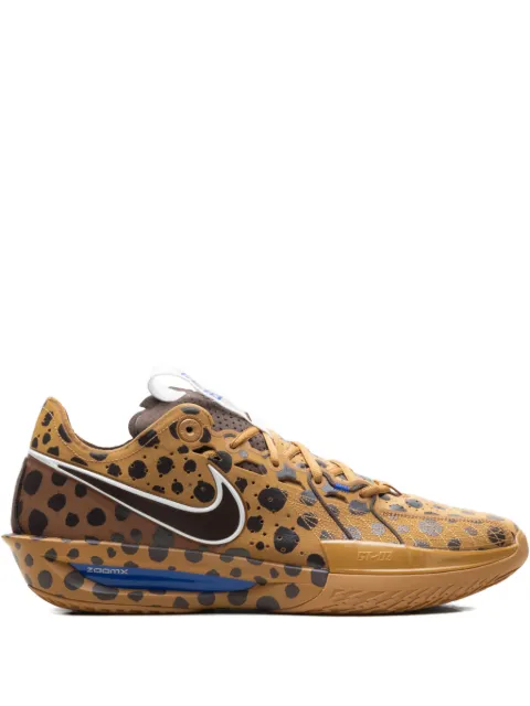 Nike Air Zoom GT Cut 3 logo-detailed sneakers Brown IO6963