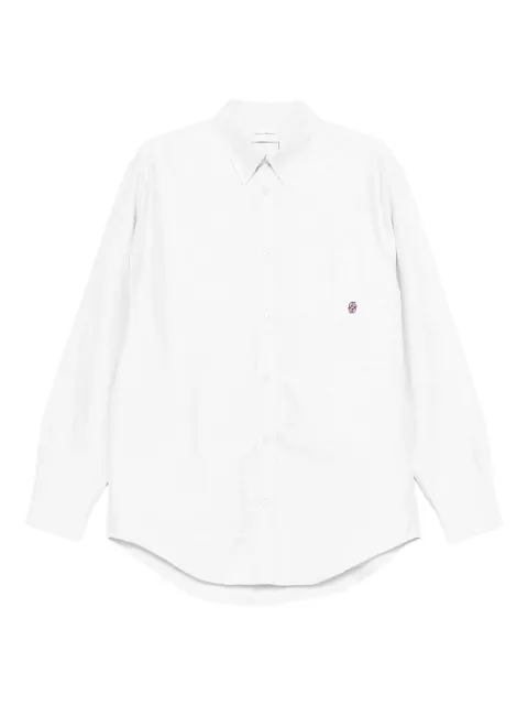 Drôle De Monsieur La Chemise Oxford shirt White HSH240CO225WT