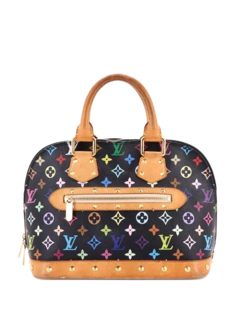 Louis Vuitton Pre-Owned Alma Handbag Monogram Multicolor PM satchel Black FPEAT7O4TJL3XFAK