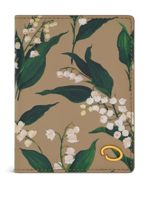 Oscar de la Renta Lily of the Valley–printed passport cover Neutrals 00NHS0012LILSAN