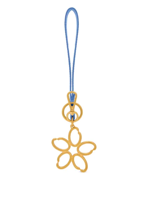 Oscar de la Renta O Flower keyring Gold 00NA1001KEYBUE