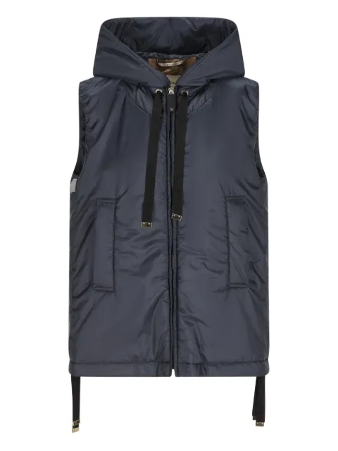 Max Mara hooded sleeveless gilet Blue 2619291044600