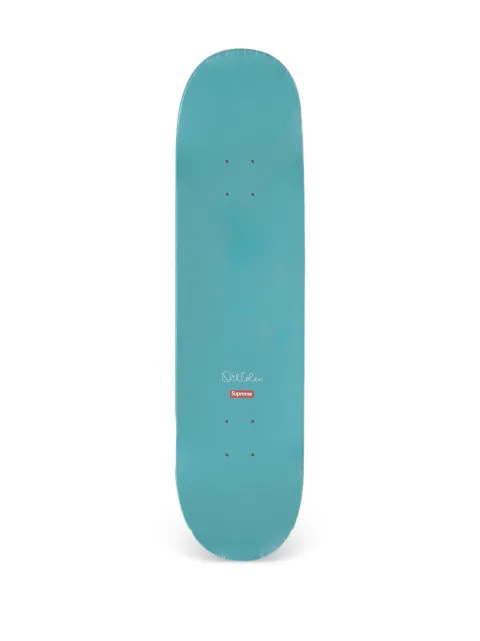 Supreme x Dan Colen candle-print skateboard Blue SU26535