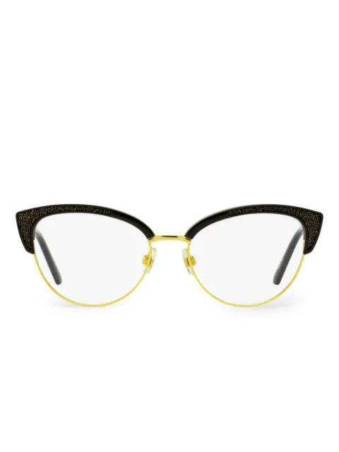 Swarovski Eyewear SK5363 glitter cat-eye glasses Gold SK536304853