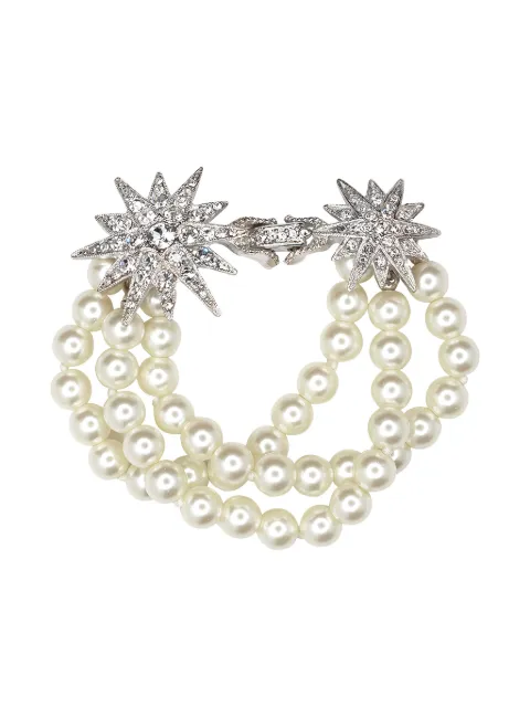 Kenneth Jay Lane star-detail bracelet Silver 4556B3LC