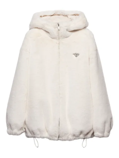 Prada reversible hooded jacket Neutrals PZV016SOOO12DH