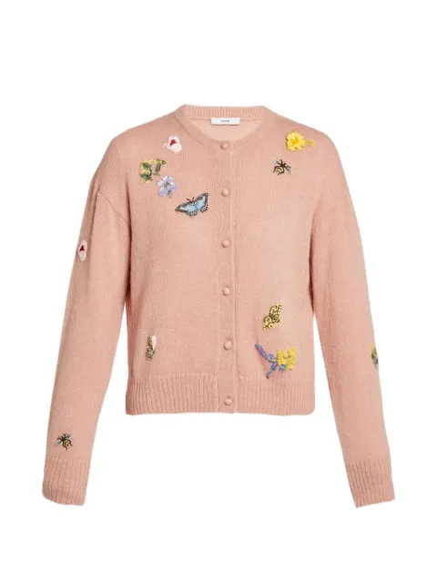 ERDEM embellished crew-neck cardigan Pink PS26KT4030035006
