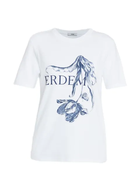 ERDEM printed-detail T-shirt White PS26JRT220089000