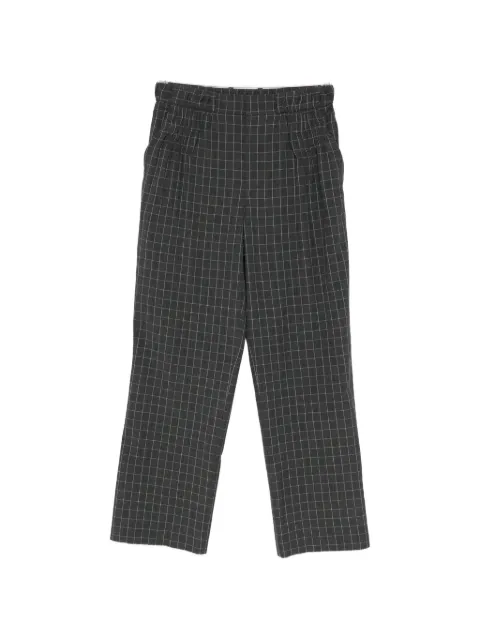 Kiko Kostadinov Minna gathered trousers Grey KKSS26T0517