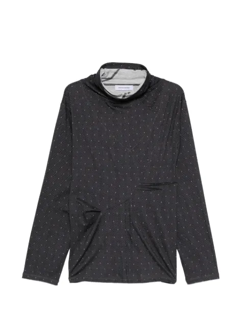 Kiko Kostadinov Ohne long-sleeve mock-neck T-shirt Black KKSS26TP0796