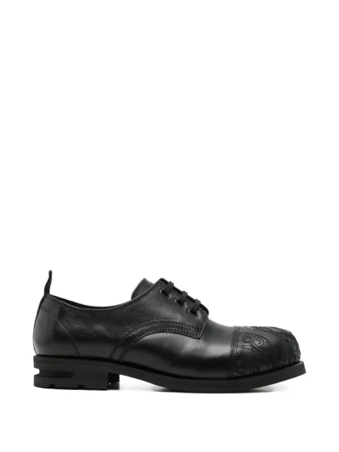 Kiko Kostadinov embroidered derby shoes Black KKSS26FT05132